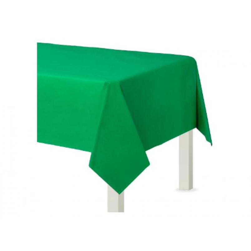 54" X 108" Plastic Solid Rectangular Tc - Festive Green | Party Supplies Table Covers